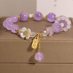 For When You Need Quiet Calm — Amethyst & Crystal Bracelet | AetherFate