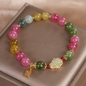 Tourmaline Bracelet | Your Quiet Daily Anchor for Quiet Shield | AetherFate