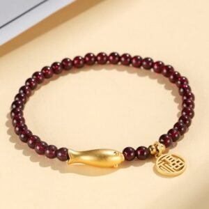 Garnet Bracelet | Your Quiet Daily Anchor for Quiet Resolve | AetherFate