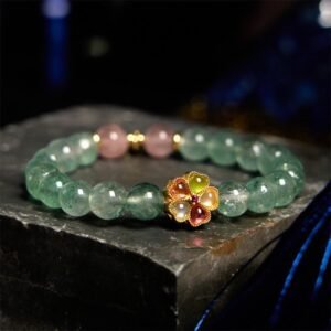 For When You Need Soft Joy — Strawberry Quartz Bracelet | AetherFate