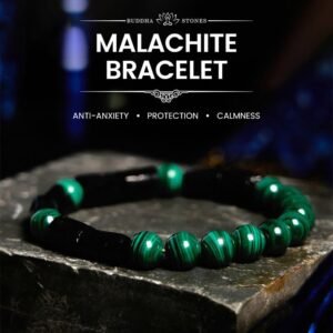 For When You Need Quiet Shield — Tourmaline & Malachite Bracelet | AetherFate