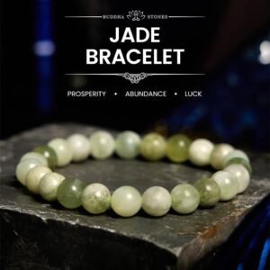 Quiet Wisdom, Worn Daily. Jade Abundance Bracelet by AetherFate
