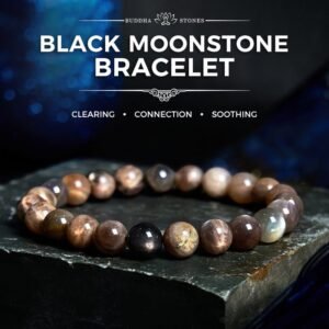 Black Moonstone Soothing Bracelet | Your Quiet Daily Anchor for Quiet Presence | AetherFate