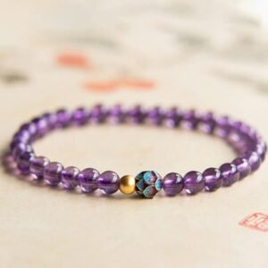 Quiet Calm, Worn Daily. Amethyst Bracelet by AetherFate