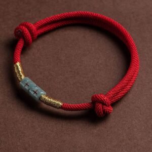 For When You Need Quiet Wisdom | Jade String Rope Bracelet