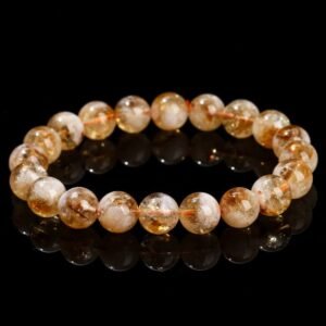 Quiet Warmth, Worn Daily. Citrine & Crystal Bracelet by AetherFate