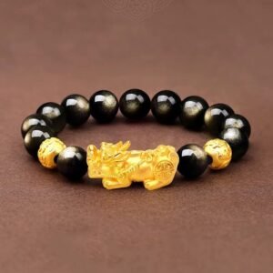 For When You Need Clarity & Grounding — Obsidian Bracelet | AetherFate
