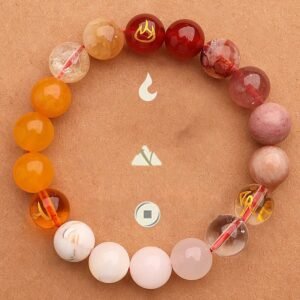Five Elements Various Agate Crystal Sun Stone Wisdom Bracelet | Your Quiet Daily Anchor for Steady Presence | AetherFate