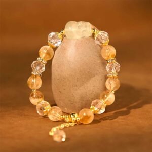 Citrine & Pi Xiu Bracelet | Your Quiet Daily Anchor for Quiet Warmth | AetherFate