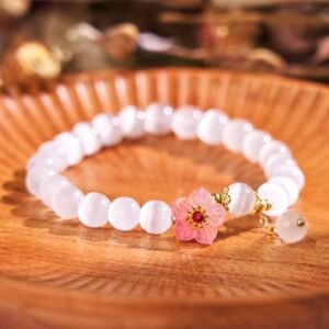 Gentle Clarity, Worn Daily. Crystal Bracelet by AetherFate