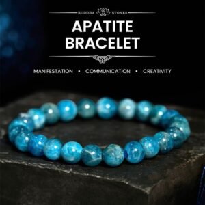 Quiet Presence, Worn Daily. Apatite Motivation Bracelet by AetherFate