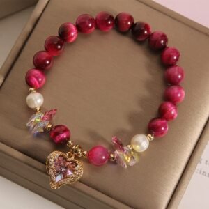 For When You Need Steady Focus — Tiger Eye & Amethyst Bracelet | AetherFate