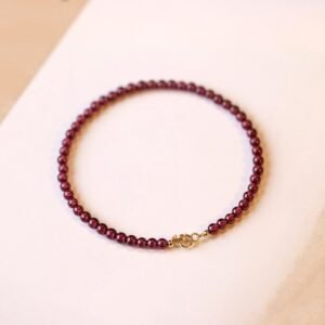 Garnet Bracelet | Your Quiet Daily Anchor for Quiet Resolve | AetherFate