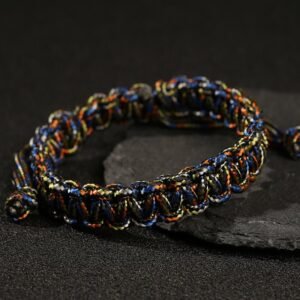 Quiet Presence, Worn Daily. Handmade Colorful Rope Braided Bracelet by AetherFate