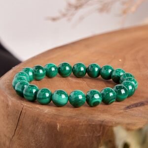 Quiet Presence, Worn Daily. Malachite Calmness Bracelet by AetherFate