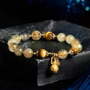For When You Need Gentle Clarity — Rutilated Quartz Bracelet | AetherFate
