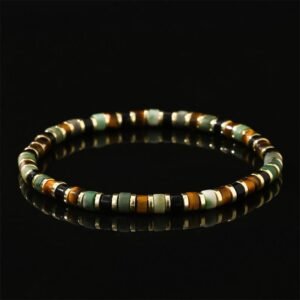 Silken Golden-Brown Hematite Tiger Eye Stones Support Bracelet | AetherFate