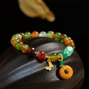 Quiet Balance, Worn Daily. Agate Bracelet by AetherFate