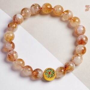 calidez tranquila, Para llevar a diario. Pulsera de citrino de AetherFate