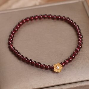 Garnet Bracelet | Your Quiet Daily Anchor for Quiet Resolve | AetherFate