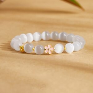 Gentle Clarity, Worn Daily. Crystal Bracelet by AetherFate