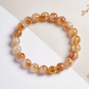 Against Your Wrist | Citrine Bracelet | AetherFate