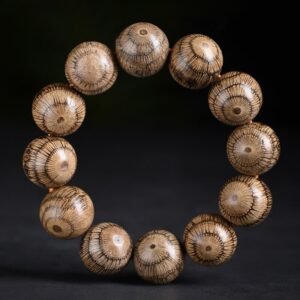 Gnetum Wood Beads Bracelet | Your Quiet Daily Anchor for Quiet Presence | AetherFate