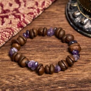 Amethyst & Citrine Bracelet | Your Quiet Daily Anchor for Quiet Calm | AetherFate