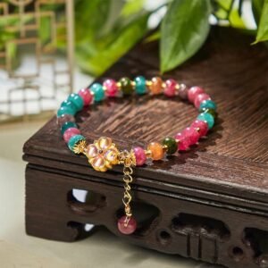 Polished Noir Tourmaline Bracelet | AetherFate