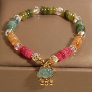 Against your wrist, a steady hush | Tourmaline Bracelet by AetherFate