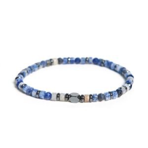 🔮 Buddha Stone Sodalite Hematite Blue Aventurine Intuition Bracelet