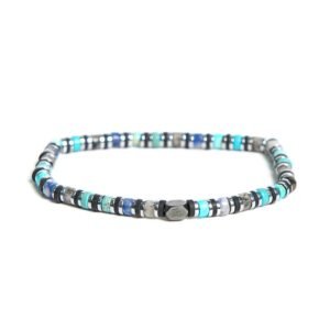 Buddha Stones Various Stones Hematite Turquoise Emperor Stone Powerful Support Bracelet