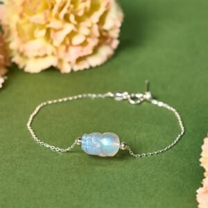 For When You Need Gentle Focus | Sterling Silver Pixiu Moonstone Bracelet