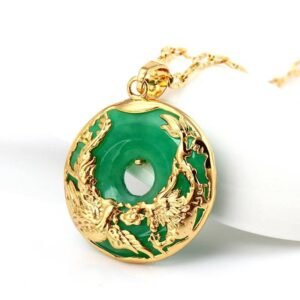 Jade Prosperity Necklace | Your Quiet Daily Anchor for Quiet Wisdom | AetherFate