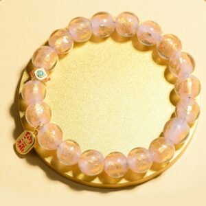 Tibetan Incense Ash Liuli Glass Bead Fortune Fu Character Charm Bracelet | Your Quiet Daily Anchor for Quiet Presence | AetherFate