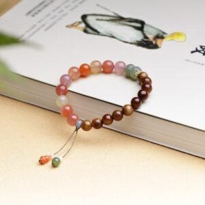 For When You Need Quiet Wisdom | Kuka Seed Yanyuan Agate Hetian Jade Bracelet