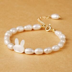 Pearl Cute Rabbit Sincerity Bracelet | Your Quiet Daily Anchor for Quiet Presence | AetherFate