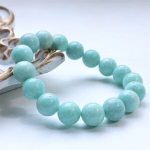 For When You Need Quiet Presence | Amazonite Beads Confidence Bracelet