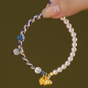 Quiet Calm, Worn Daily. Chalcedony Bracelet by AetherFate
