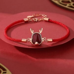 Red Agate & 925 Silver Dragon Charm Bracelet | Your Quiet Daily Anchor for Steady Confidence & Inner Strength | AetherFate