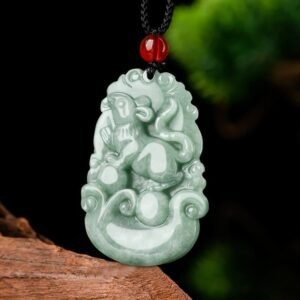 Against the collarbone | Quiet Wisdom, Worn Daily. Jade Necklace by AetherFate