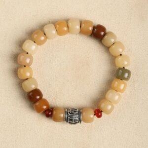 For When You Need Quiet Presence | Bodhi Seed The Lord of the Corpse Forest Om Mani Padme Hum Wisdom Bracelet