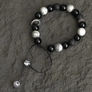 Obsidian & Jasper Bracelet | Your Quiet Daily Anchor for Clarity & Grounding | AetherFate