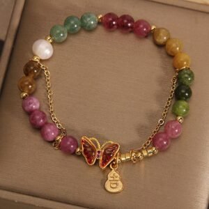 Quiet Shield, Worn Daily. Tourmaline Bracelet by AetherFate