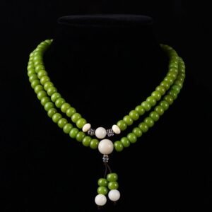 Cyan Bodhi Seed Bracelet by AetherFate