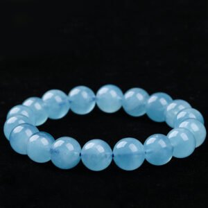 Gentle Clarity, Worn Daily. Aquamarine Bracelet by AetherFate