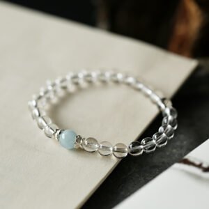 For When You Need Gentle Clarity | Clear Quartz Bracelet | AetherFate