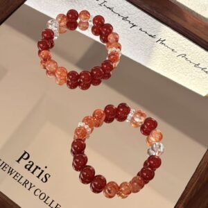 Red Agate Bracelet | A Touch of Quiet Warmth Through Morning Light | AetherFate