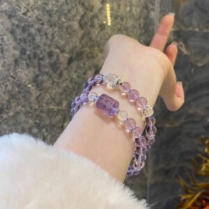 Amethyst Bracelet | Deep Violet Grace for Quiet Confidence | AetherFate