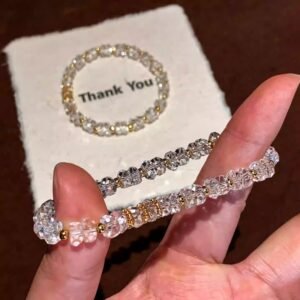 Clear Quartz Bracelet | Crisp Clarity for Quiet Beginnings | AetherFate